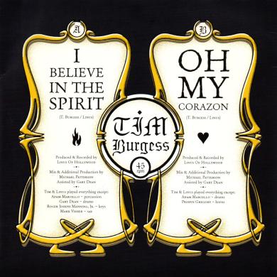 TIM BURGESS / I BELIEVE IN THE SPIRIT [7"]