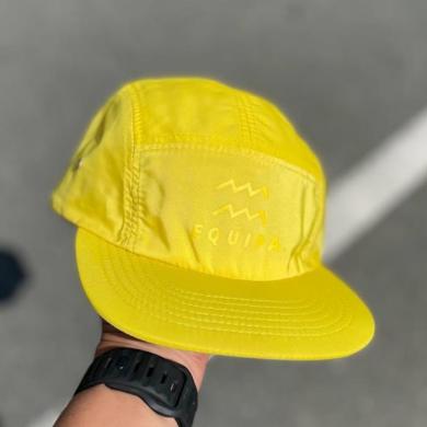 PURPLE PEAK EQUIPAGE / AQUALOQUE Nylon Equipa, 5 panel Cap [YELLOW]